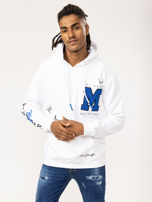 FASHION HOODIE White / XXS