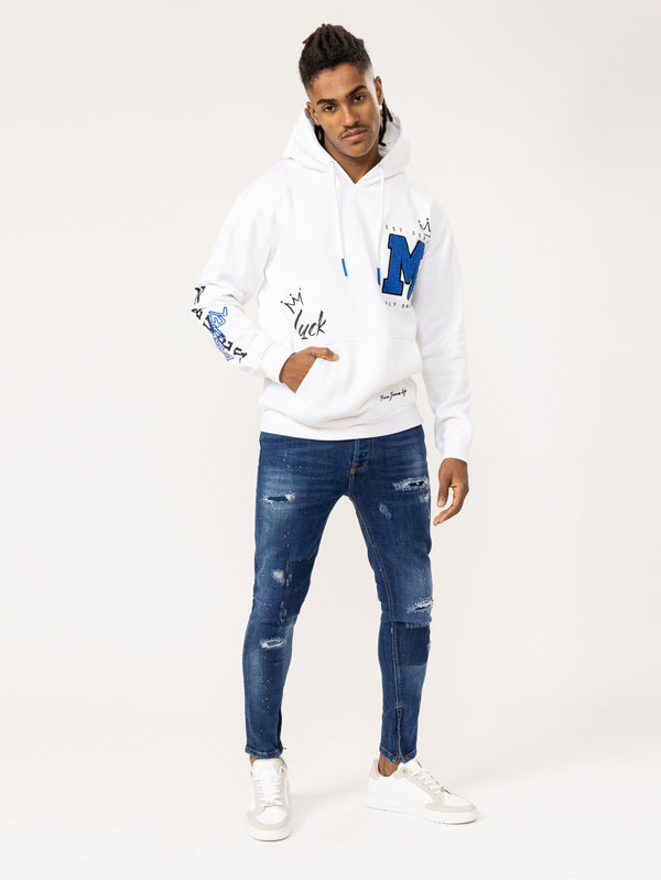 FASHION HOODIE White / XXS