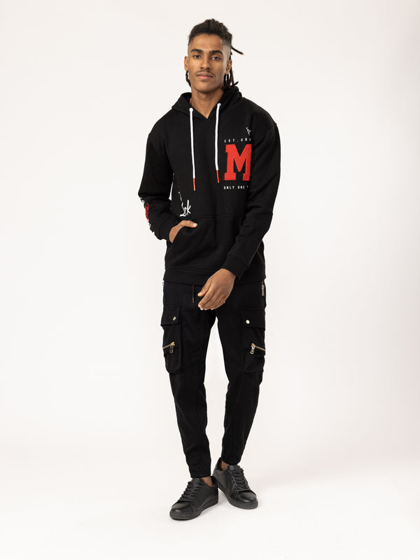 FASHION HOODIE Black / XXS