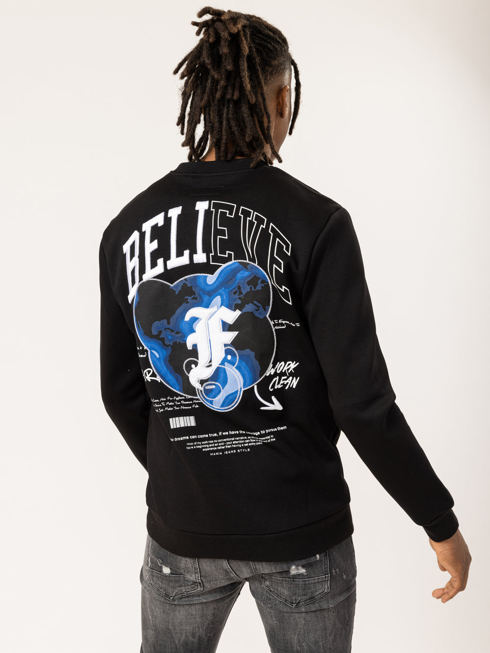 SWEATSHIRT Black / XXS