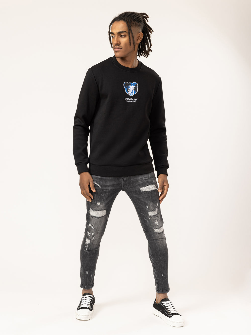 SWEATSHIRT Black / XXS