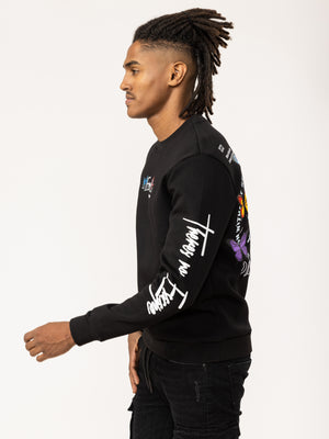 SWEATSHIRT Black / XXS
