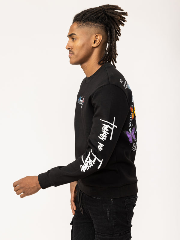SWEATSHIRT Black / XXS