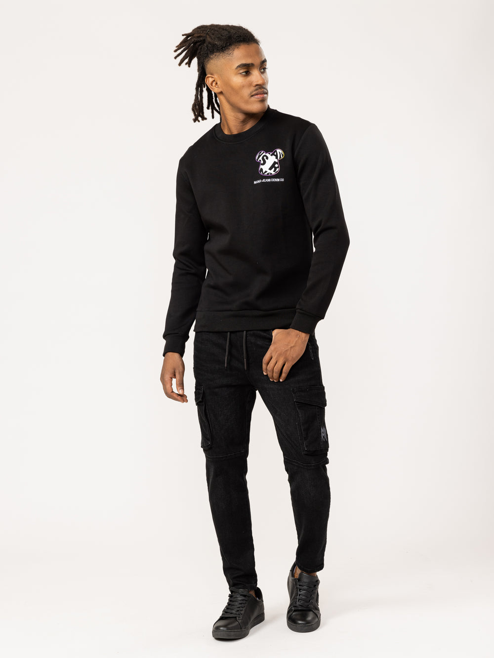 SWEATSHIRT Black / XXS