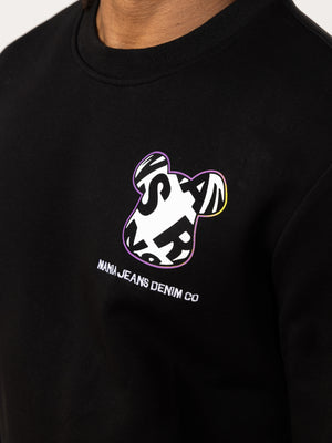 SWEATSHIRT Black / XXS