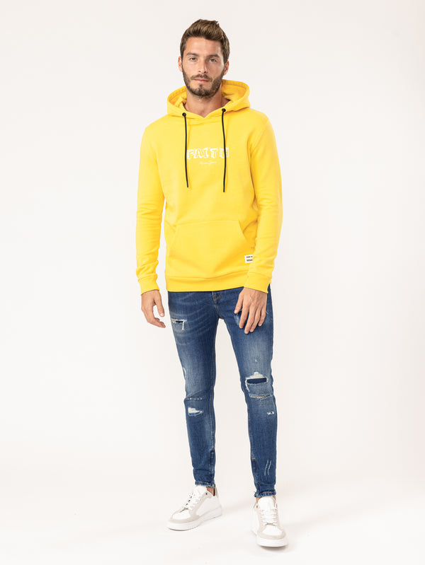 BASIC+HOODIE Yellow / XXS