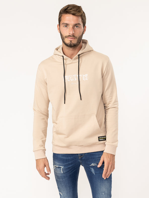 BASIC+HOODIE Beige / XXS