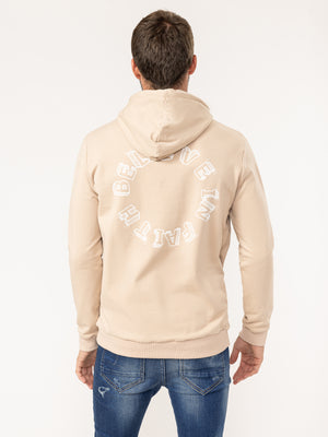 BASIC+HOODIE Beige / XXS