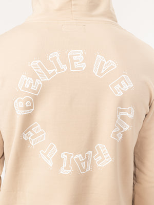 BASIC+HOODIE Beige / XXS