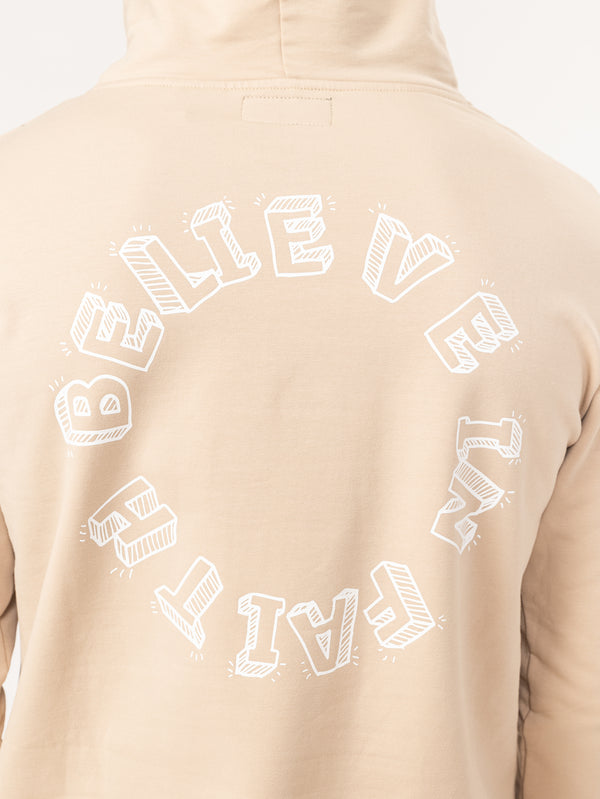 BASIC+HOODIE Beige / XXS