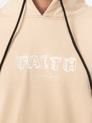 BASIC+HOODIE Beige / XXS
