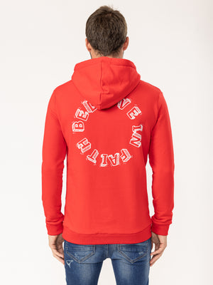 BASIC+HOODIE Red / XXS