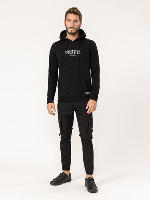 BASIC+HOODIE Black / XXS