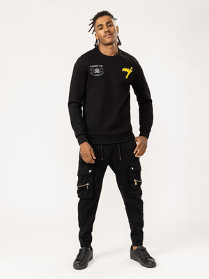SWEATSHIRT Black / XXS