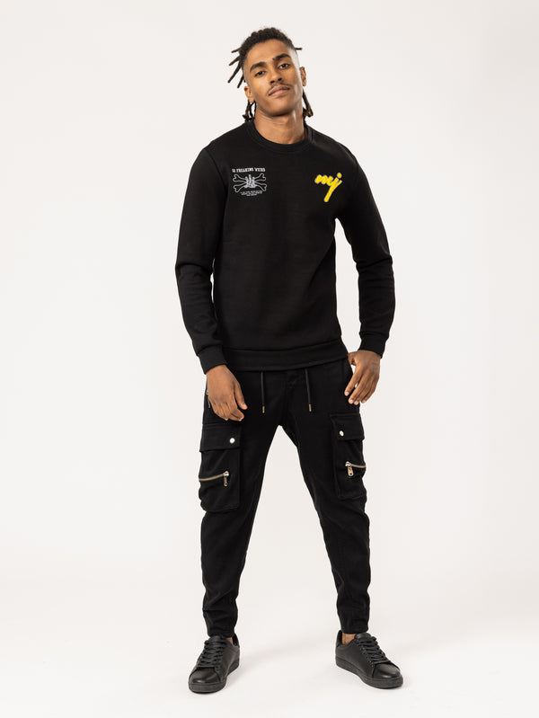 SWEATSHIRT Black / XXS