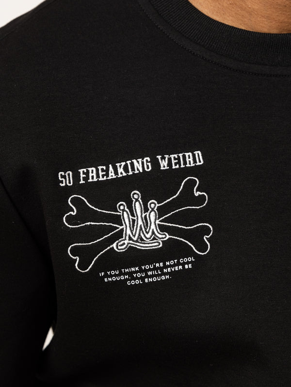SWEATSHIRT Black / XXS