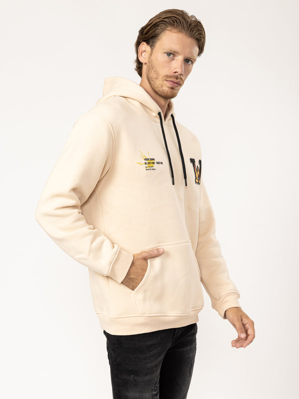 FASHION HOODIE Beige / XXS
