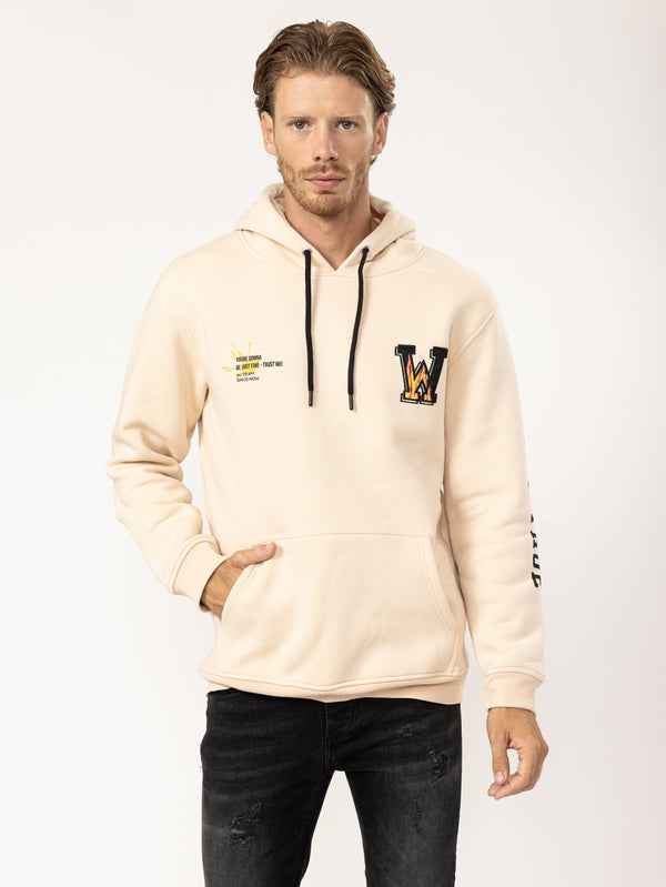 FASHION HOODIE Beige / XXS