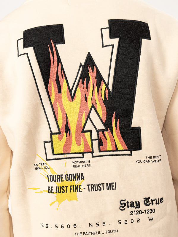 FASHION HOODIE Beige / XXS