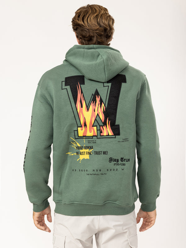 FASHION HOODIE Green / XXS