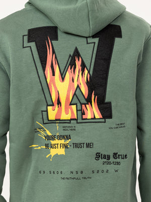 FASHION HOODIE Green / XXS
