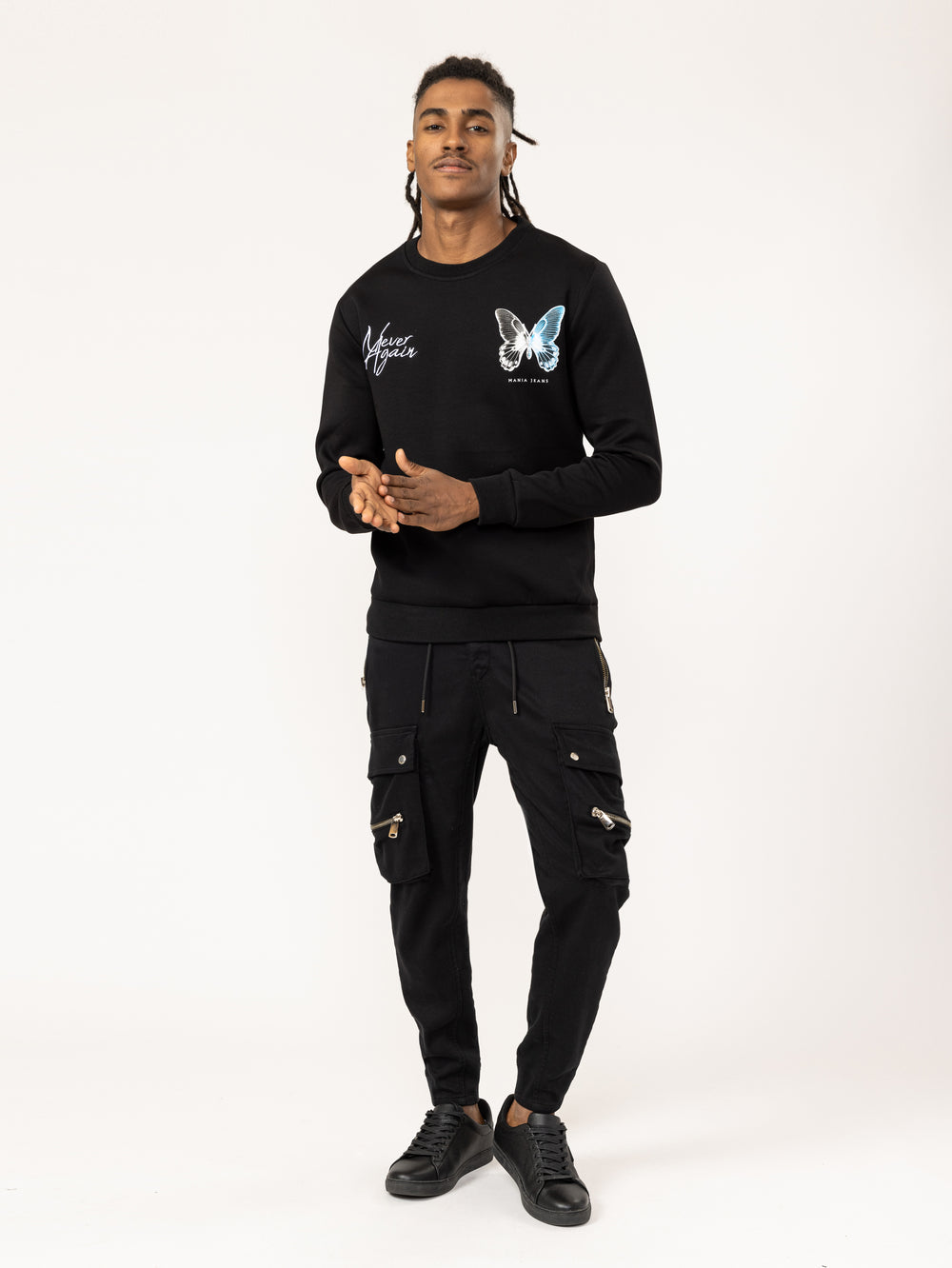 SWEATSHIRT Black / XXS