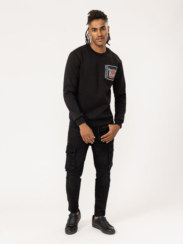SWEATSHIRT Black / XXS