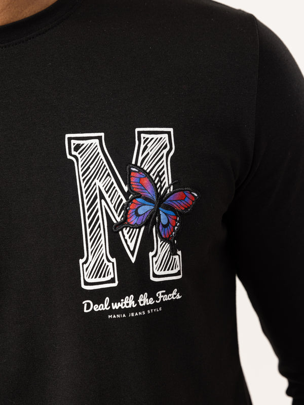 T-SHIRT Black / L
