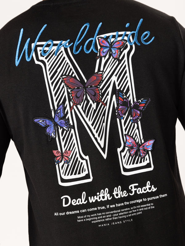 T-SHIRT Black / L