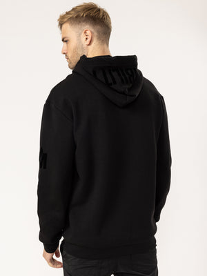 FASHION HOODIE Black / XS