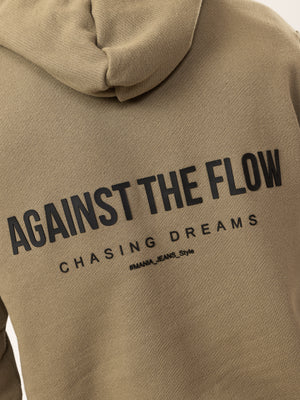 FASHION HOODIE Khaki / XXS