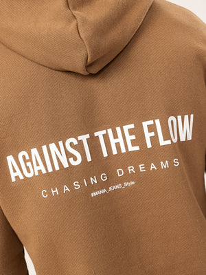FASHION HOODIE Brown / XXS