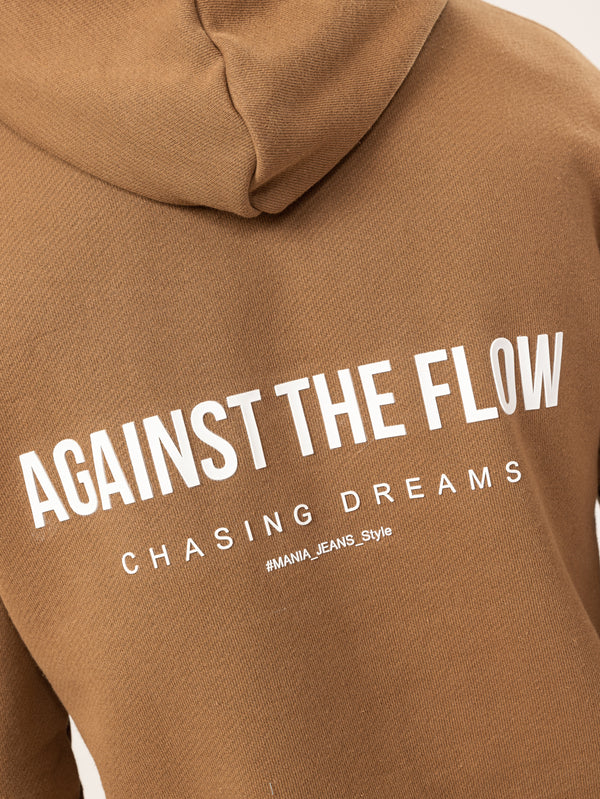 FASHION HOODIE Brown / XXS