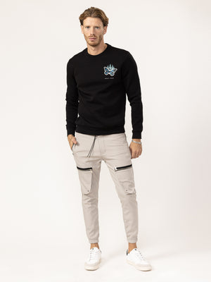 SWEATSHIRT Black / XXS