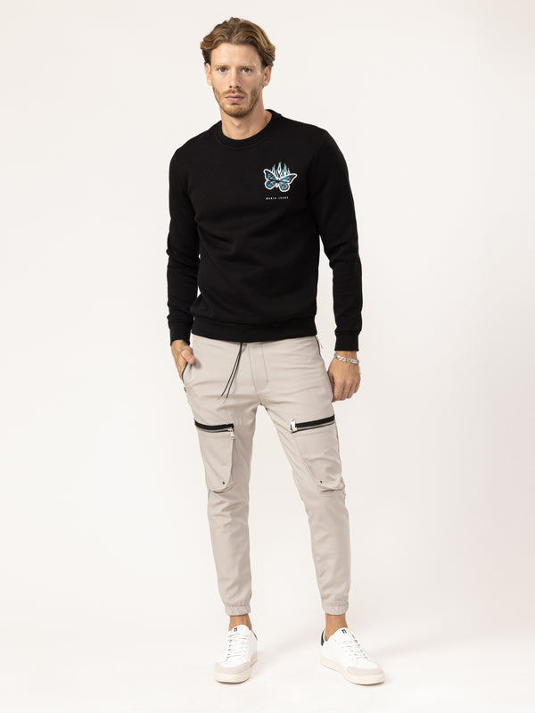SWEATSHIRT Black / XXS