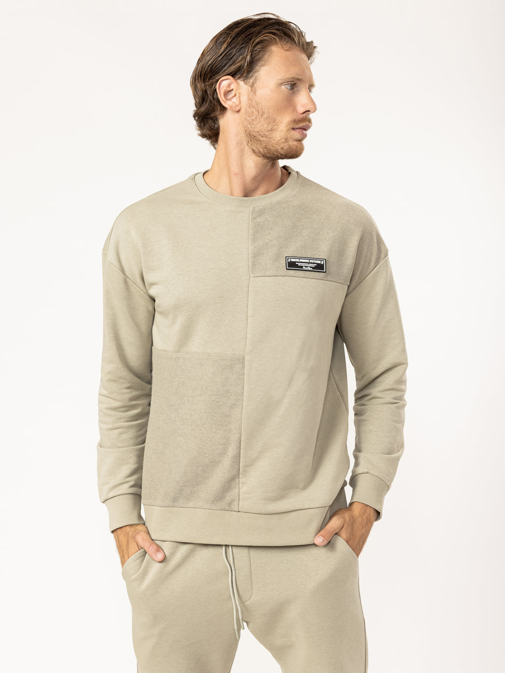 BASIC TOP SET Dark Gray / XXS