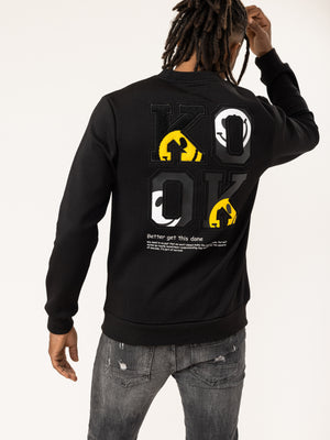 SWEATSHIRT Black / XXS