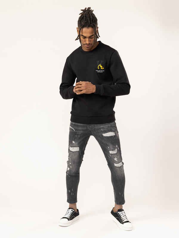 SWEATSHIRT Black / XXS
