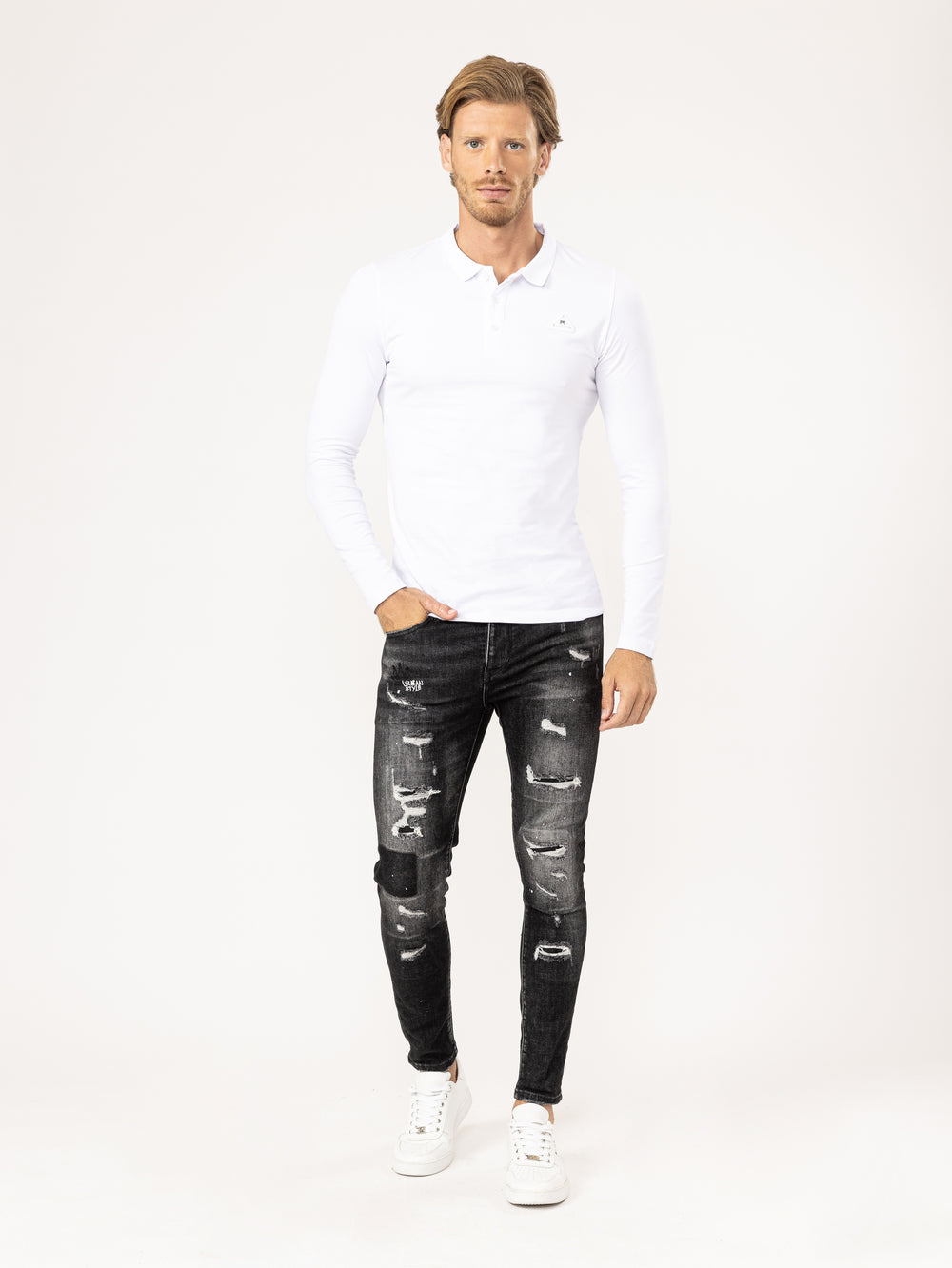 POLO SHIRT White / XXS