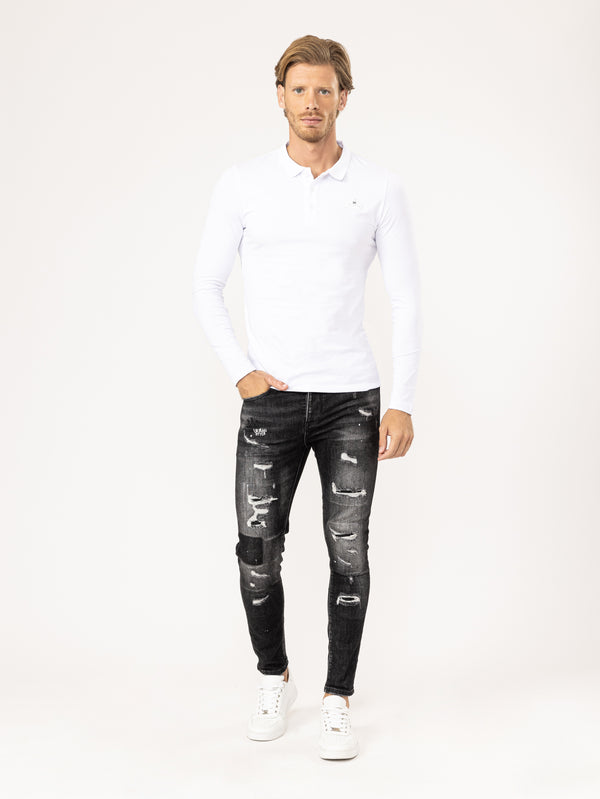 POLO SHIRT White / XXS