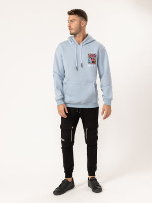 FASHION HOODIE Light-Blue / XXS