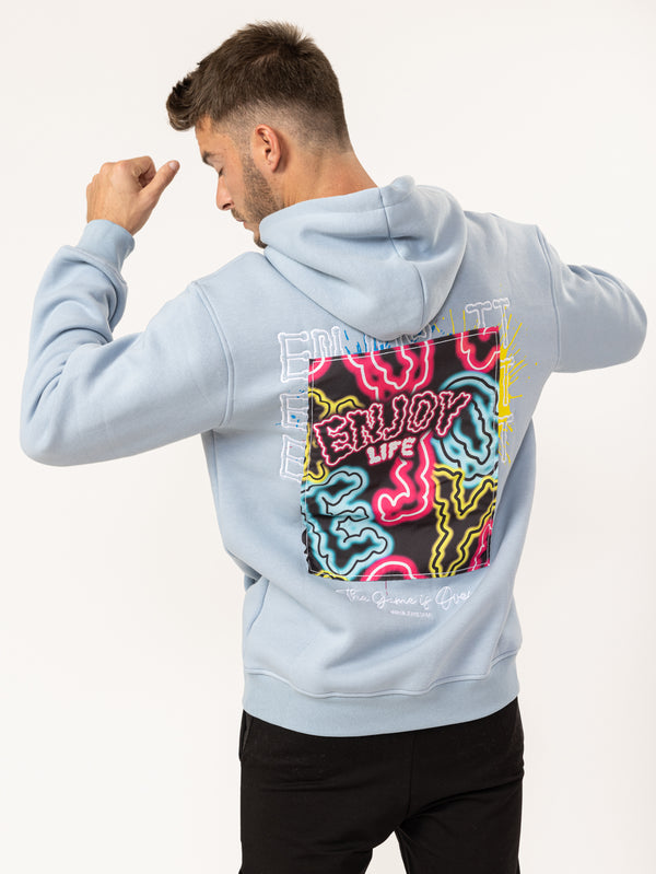 FASHION HOODIE Light-Blue / XXS