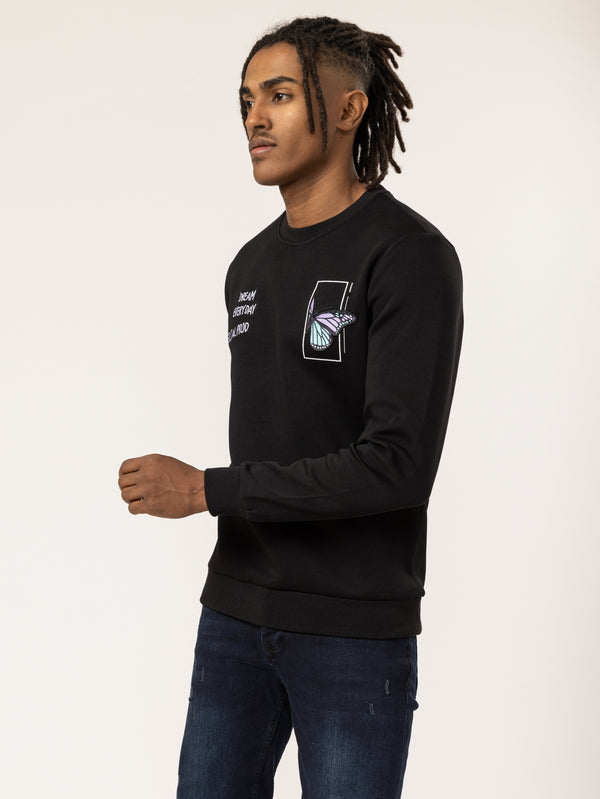 SWEATSHIRT Black / XXS