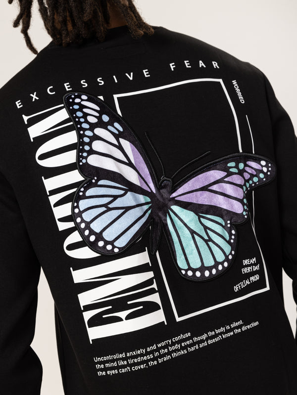 SWEATSHIRT Black / XXS