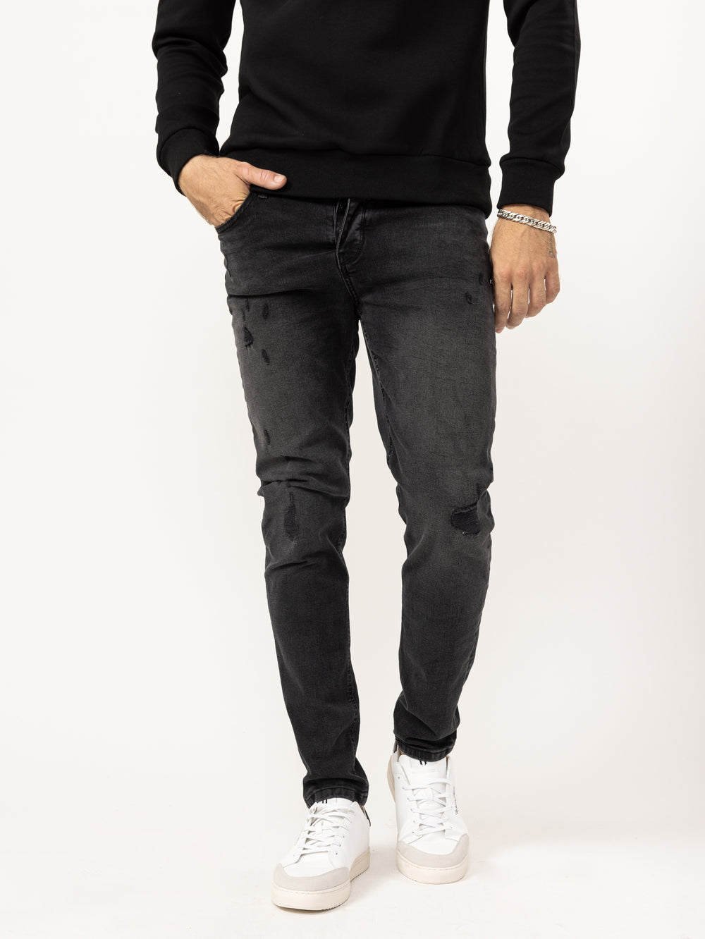 JEANS Dark Gray / 38