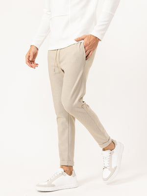 WOVEN PANTS Beige / 46