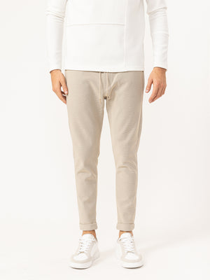 WOVEN PANTS Beige / 46