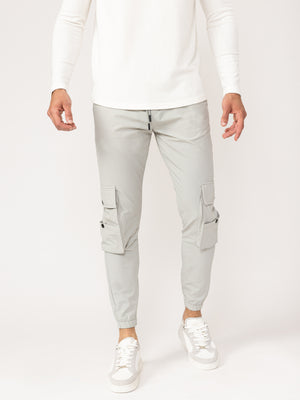 CARGO PANTS Light Gray / 48