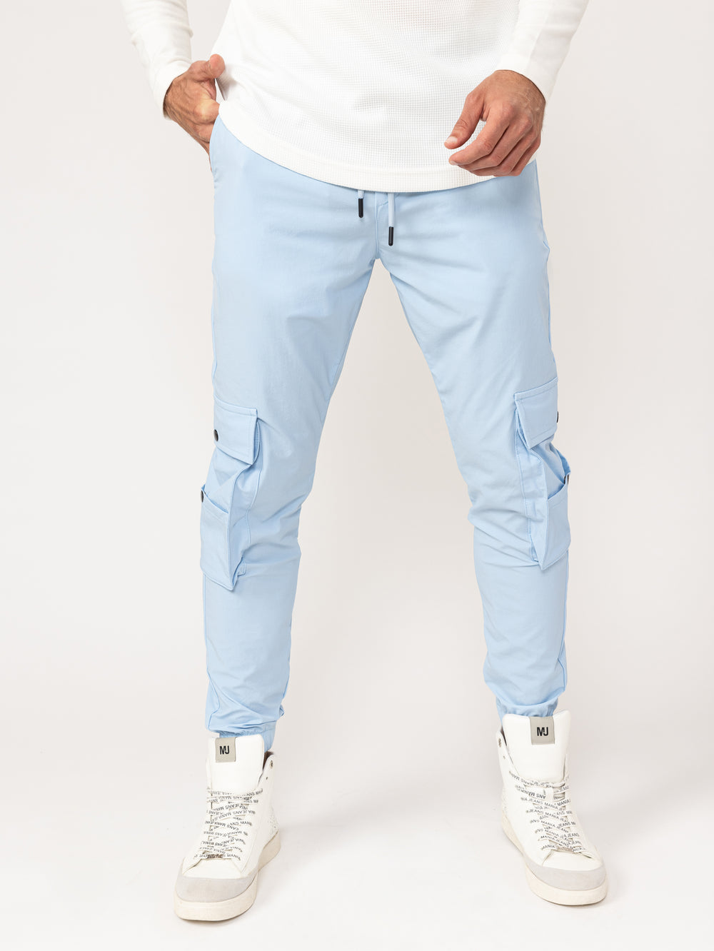 CARGO PANTS Light Gray / 48