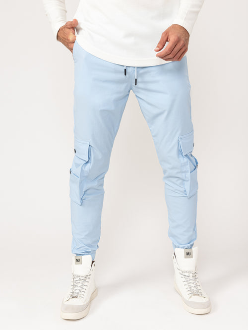 CARGO PANTS Light Blue / 48